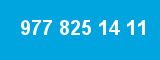 977 825 14 11 977 825 14 11